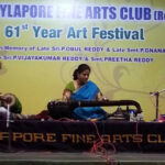 Chitravina Recital for Mylapore Fine Arts Club in 2012 along with Apoorva and Ram Sriram
