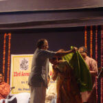 Felicitation by Hamsadhwani Sabha in 2013 for the creation of an extensive website on Oottukkadu Venkata Kavi