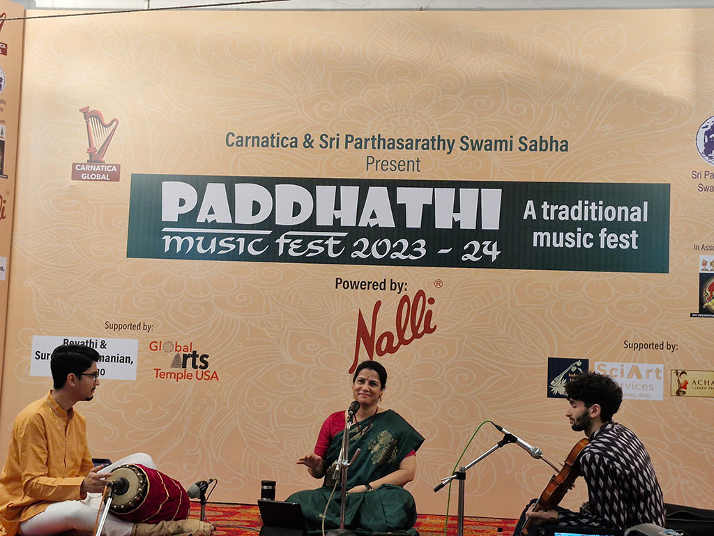 Dec Season 2023-24 – Concert for Carnatica Paddhati Festival