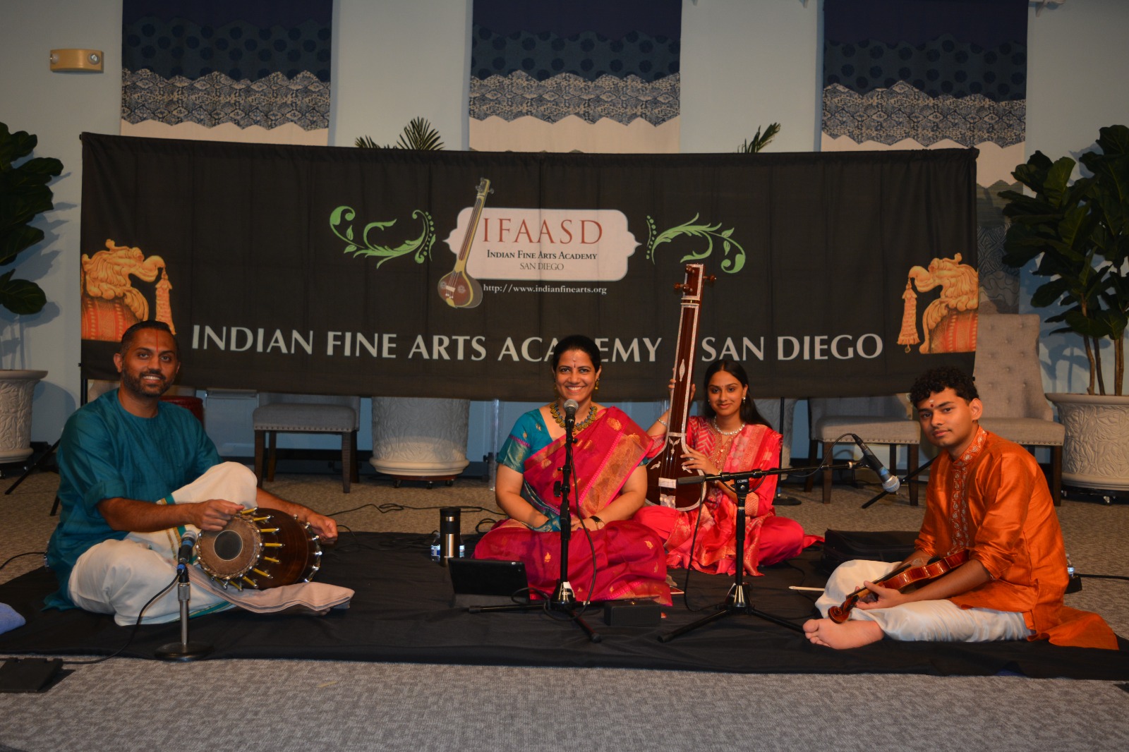 Bhargavi’s thematic concert on OVK compositions for IFAASD, San Diego (September 2024)