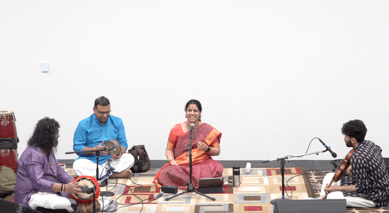 Excerpts from Bhargavi Balasubramanian’s concert with Patri Satishkumar at the OVK-BACH Melharmony Festival 2024 at Madison, WI