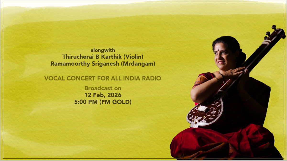 Bhargavi Balasubramanian’s concert for AIR