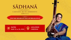 Saadhana Intensive Summer Camp, Chennai