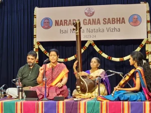 Dec Music season 2023 – Concert for Narada Gana Sabha