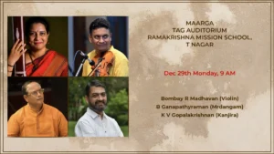 Bhargavi Balasubramanian’s Concert on Dec 29th, 2025