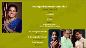 Chitravina Ravikiran’s Nannu Brovavaiyya | Bhargavi Balasubramanian (Live concert – Madhuradhwani 2025)