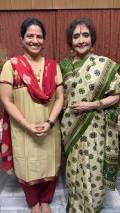 With legendary dancer, Dr Vyjayanthimala Bali